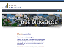 Tablet Screenshot of human-analytics.net